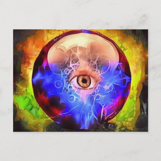 Crystal Ball Postkarte (Vorderseite)