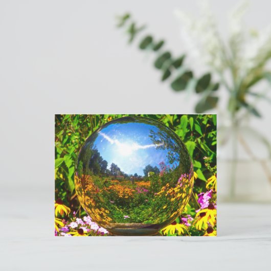 Crystal Ball Postkarte (Stehend Vorderseite)