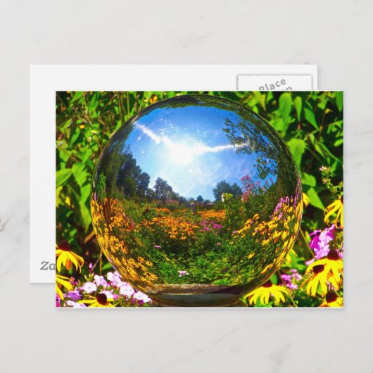 Crystal Ball Postkarte (Vorne/Hinten)