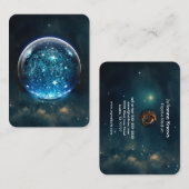 Crystal Ball Psychic Medium Tarot Reader Visitenkarte (Vorne/Hinten)