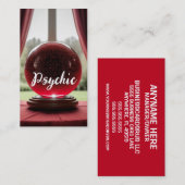Crystal Ball Psychic Visitenkarte (Vorne/Hinten)