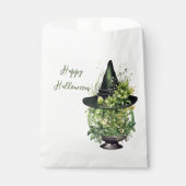 Crystal Ball und Hexen Happy Halloween Geschenktütchen (Vorderseite)