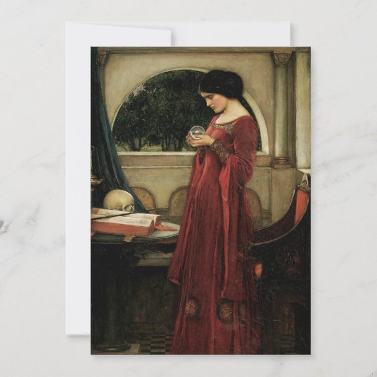 Crystal Ball von John William Waterhouse (Vorderseite)