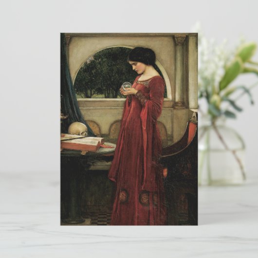 Crystal Ball von John William Waterhouse (Stehend Vorderseite)