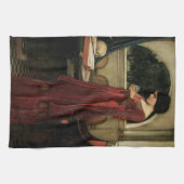 Crystal Ball von John William Waterhouse Geschirrtuch (Horizontal)