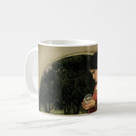 Crystal Ball von John William Waterhouse Kaffeetasse (Vorderseite Links)