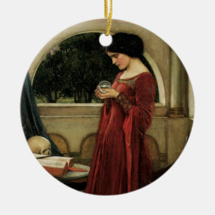 Crystal Ball von John William Waterhouse Keramik Ornament