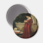 Crystal Ball von John William Waterhouse Magnet (Vorderseite/Rückseite)