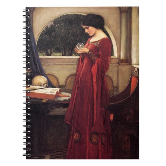Crystal Ball von John William Waterhouse Notizblock (Vorderseite)
