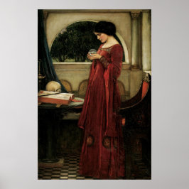 Crystal Ball von John William Waterhouse Poster
