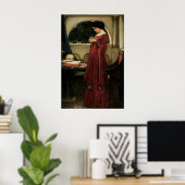 Crystal Ball von John William Waterhouse Poster (Heimbüro)