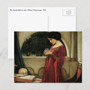 Crystal Ball von John William Waterhouse Postkarte