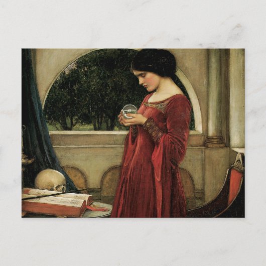 Crystal Ball von John William Waterhouse Postkarte (Vorderseite)