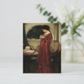 Crystal Ball von John William Waterhouse Postkarte (Stehend Vorderseite)