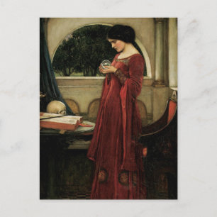 Crystal Ball von John William Waterhouse Postkarte