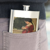 Crystal Ball Woman Wasserhausmalerei Flachmann (Beispiel)