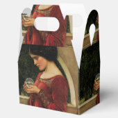 Crystal Ball Woman Wasserhausmalerei Geschenkschachtel (Geöffnet)