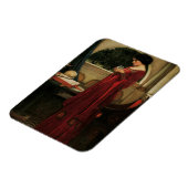 Crystal Ball Woman Wasserhausmalerei Magnet (Linke Seite)