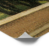 Crystal Ball Woman Wasserhausmalerei Poster (Ecke)