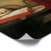 Crystal Ball Woman Wasserhausmalerei Poster (Ecke)