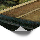 Crystal Ball Woman Wasserhausmalerei Poster (Ecke)