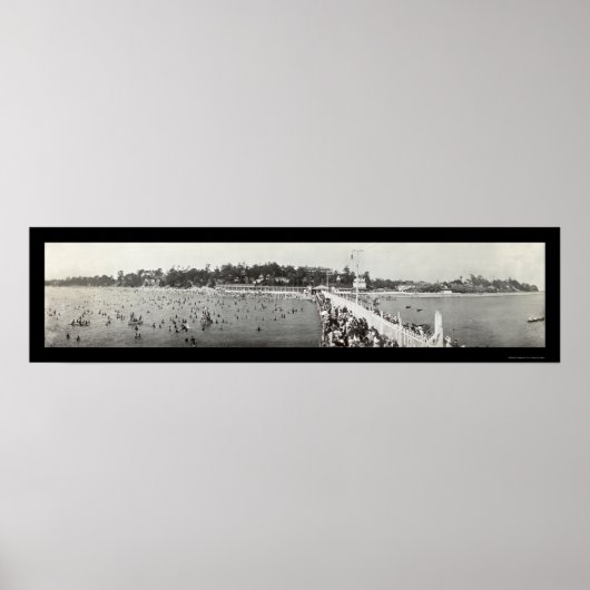 Crystal Beach Ontario Foto 1914 Poster (Vorne)