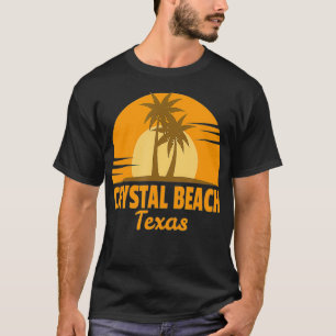 Crystal Beach Teas Retro Beach Urlaub T-Shirt