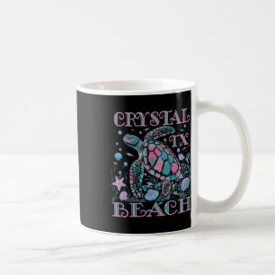 Crystal Beach Tx Schildkrötenliebhaber Farbiger St Kaffeetasse