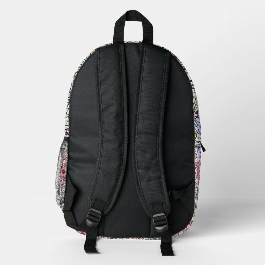 Crystal Bedruckter Rucksack (Rückseite)