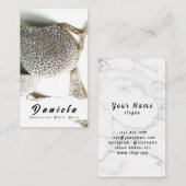 Crystal Bikini Fitness Wettbewerb Anzug Frauen Bus Visitenkarte (Vorne/Hinten)