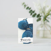 Crystal Bikini Fitness Wettbewerb Anzüge Frauen Visitenkarte (Stehend Vorderseite)