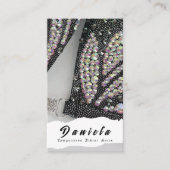 Crystal Bikini Fitness Wettbewerb Anzüge Frauen Visitenkarte (Vorderseite)