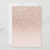 Crystal Birthday Party Erster Geburtstag Einladung (Rückseite)