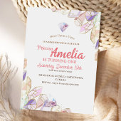 Crystal Birthday Party Erster Geburtstag Einladung