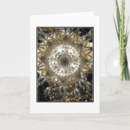 'Crystal' Blank Grußkarte Feiertagskarte