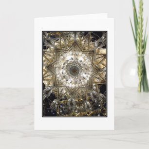 'Crystal' Blank Grußkarte Feiertagskarte