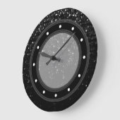 Crystal Blass an der Wall-Uhr Große Wanduhr (Winkel)