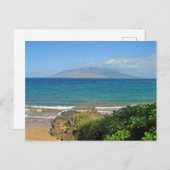 Crystal Blue Beach Postkarte (Vorne/Hinten)