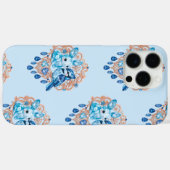 Crystal Blue Bunny and Blue Jay Heart Case-Mate iPhone Hülle (Rückseite (Horizontal))