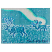 Crystal Blue Caribbean Schneidebrett (Vorderseite)
