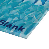 Crystal Blue Caribbean Schneidebrett (Ecke)