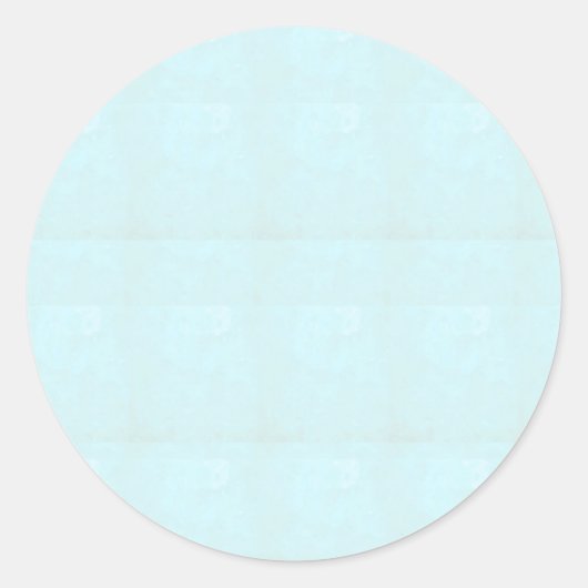 CRYSTAL BLUE Classic Round Aufkleber (Vorderseite)