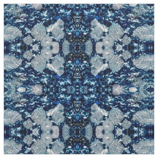 Crystal Blue Fabric Stoff (Muster)