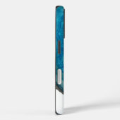 Crystal Blue Geode Slice | Personalisiert Case-Mate iPhone Hülle (Rückseite / Rechts)