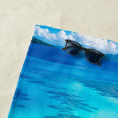 Crystal Blue Lagoon Strandtuch (Beispiel)