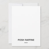 Crystal Blue Lion Blank Card Feiertagskarte (Rückseite)