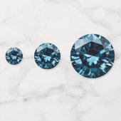 Crystal Blue Pattern Konfetti (Vorderseiten)