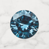 Crystal Blue Pattern Konfetti (Klein Vorderseite)
