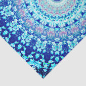 Crystal Blue Shiny Mandala Seidenpapier (Ausschnitt)