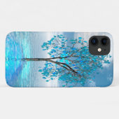 Crystal Blue Tree Case-Mate iPhone Hülle (Rückseite (Horizontal))
